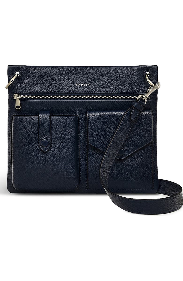 Radley Wilton Way Medium Crossbody Bag, Main, color, Ink