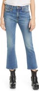 R13 High Waist Kick Fit Crop Jeans