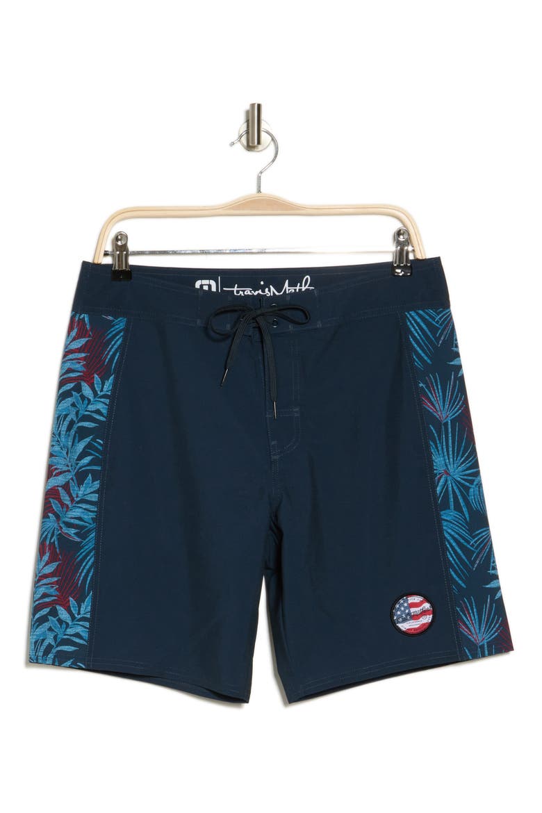 Dawns Early Light Board Shorts, Alternate, color, BLUE NIGHTS