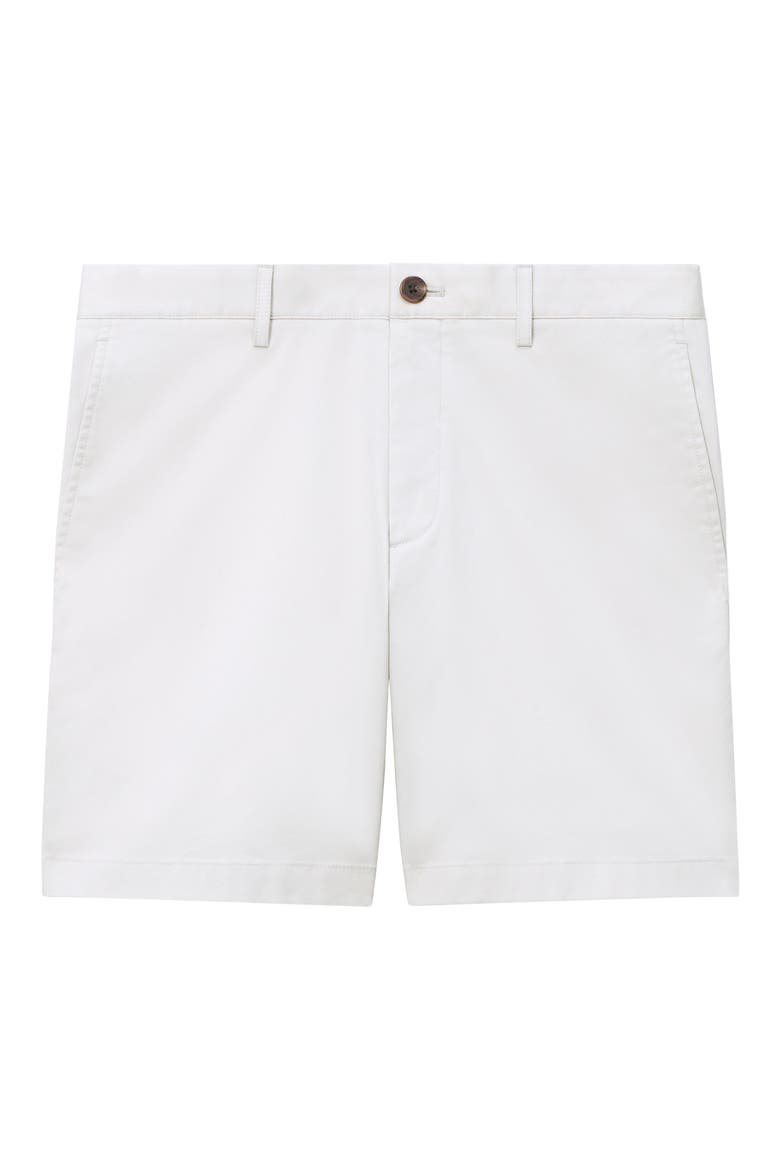 Zaine Cotton Blend Shorts, Alternate, color, FOG