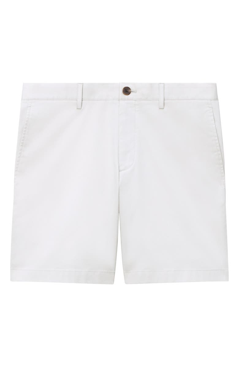 Theory Zaine Cotton Blend Shorts, Alternate, color, Fog