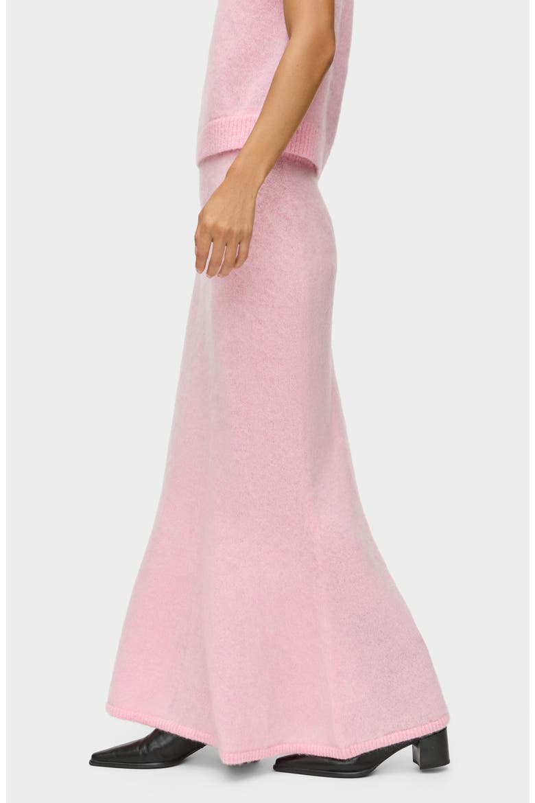 Fit & Flare Maxi Sweater Skirt, Alternate, color, PINK