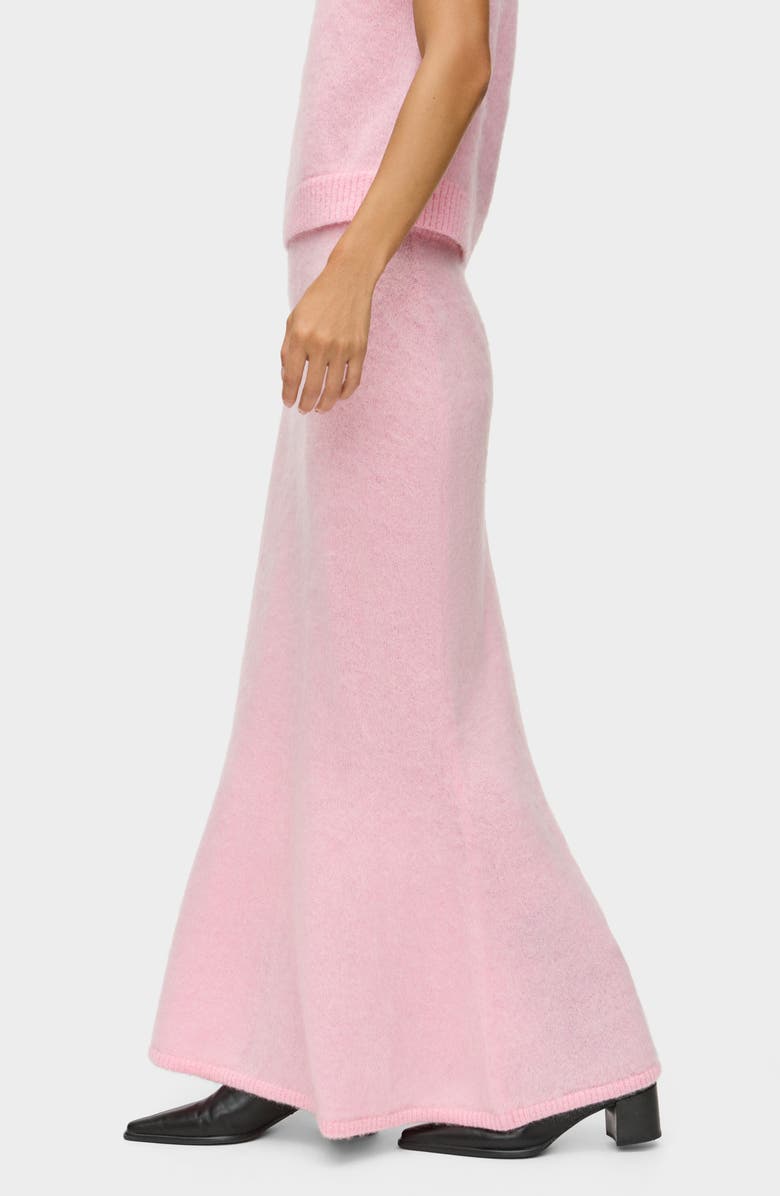 ALIGNE Fit & Flare Maxi Sweater Skirt, Alternate, color, Pink