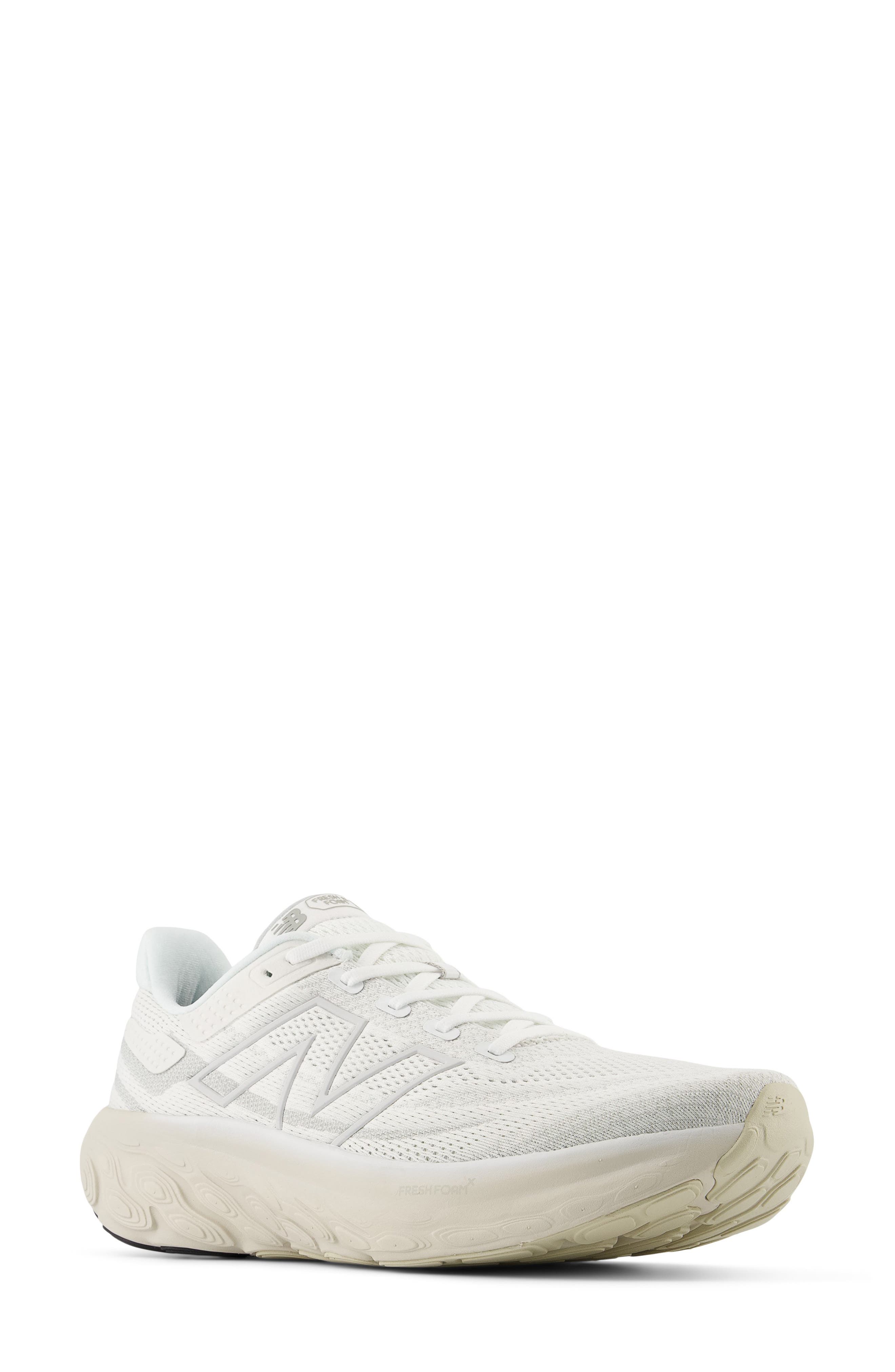 Fresh Foam X 1080 v13 Running Shoe, Main, color, WHITE/ TIMBERWOLF
