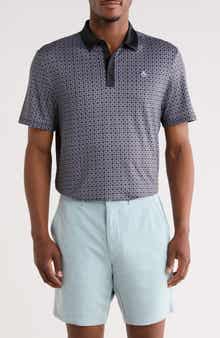 Original Penguin Layered Windowpane Print Knit Polo