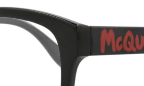 Alexander Mcqueen Mcqueen 52mm Square Optical Glasses In Multi