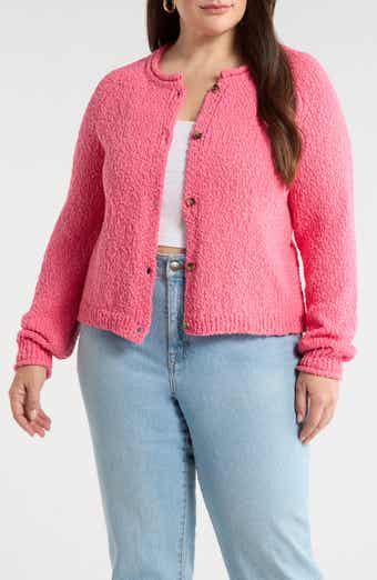 Fitted Crewneck Cardigan