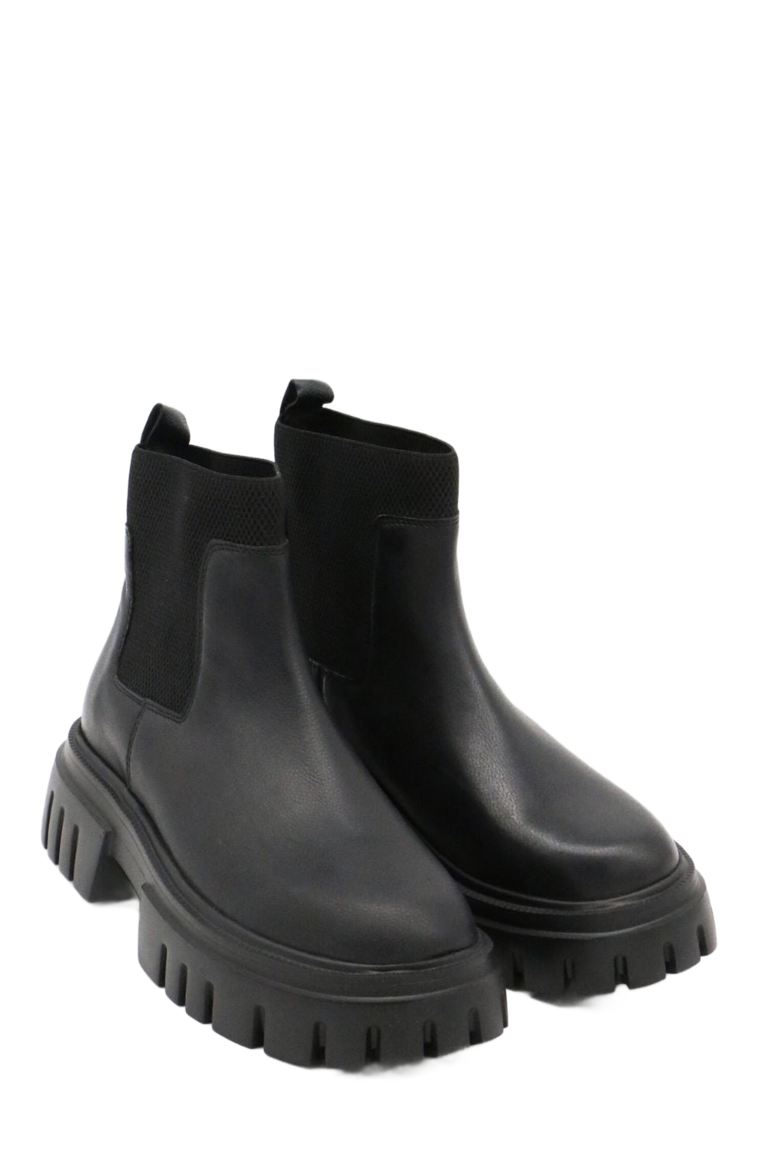 STIVALI NEW YORK Agora Platform Chelsea Boots, Main, color, Black