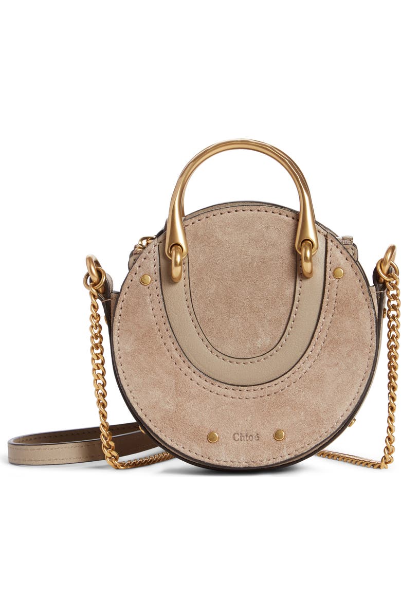 Chloé Nano Pixie Leather Crossbody Bag, Main, color,