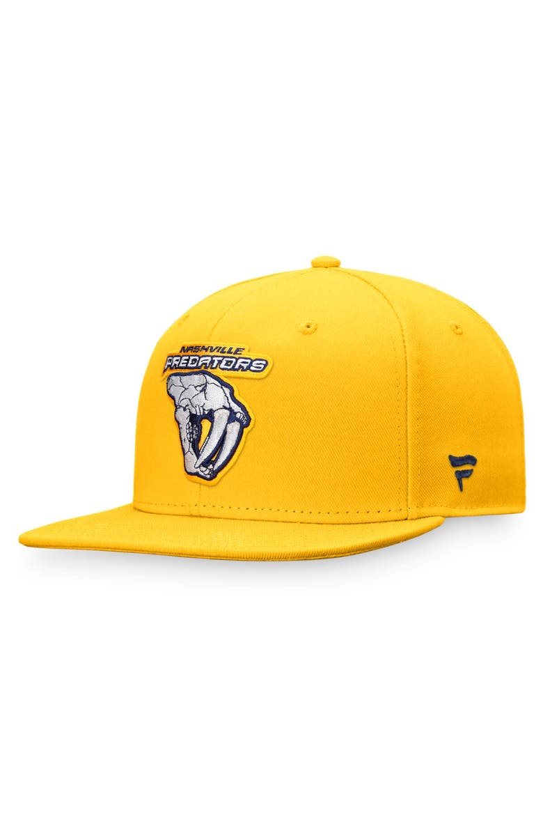 FANATICS Men's Fanatics Branded Gold Nashville Predators Special Edition Fitted Hat, Main, color, 