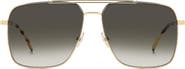 Victoria Beckham VB 1019/S 60mm Rectangular Aviator Sunglasses