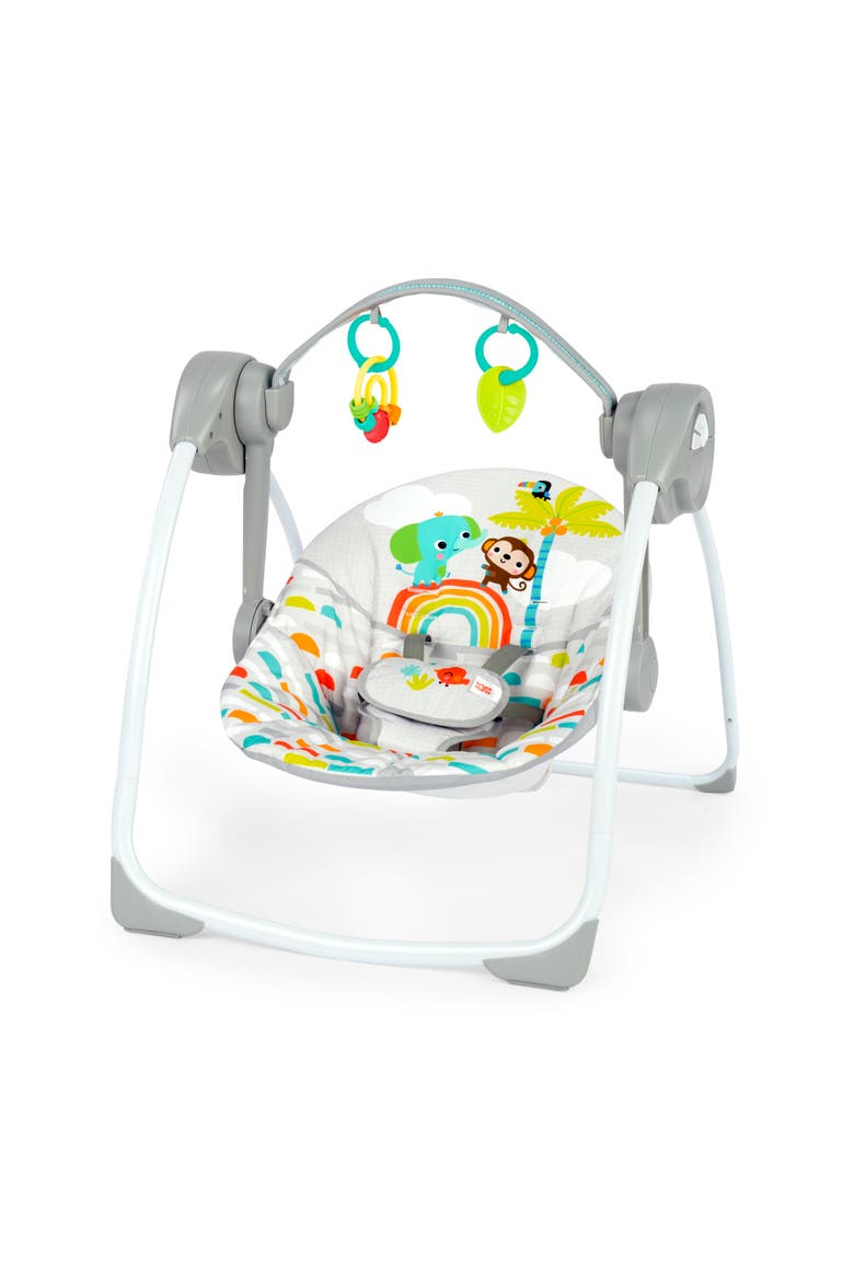 Playful Paradise Portable Compact Baby Swing, Main, color, Multicolored
