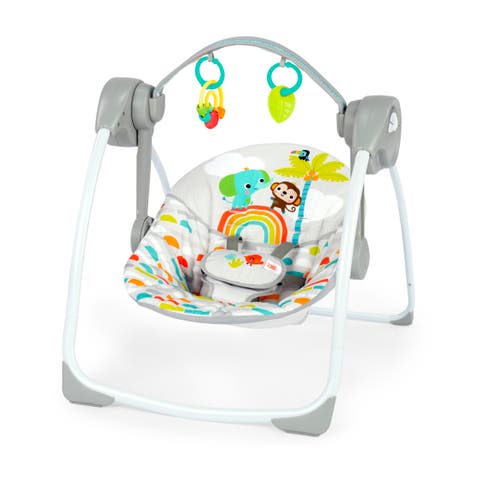 Playful Paradise Portable Compact Baby Swing