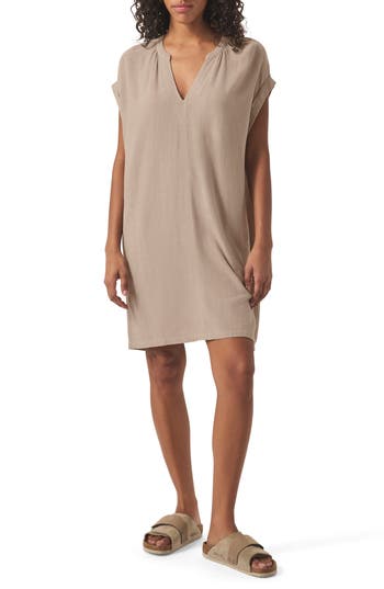 Splendid Lana Shift Dress In Brown