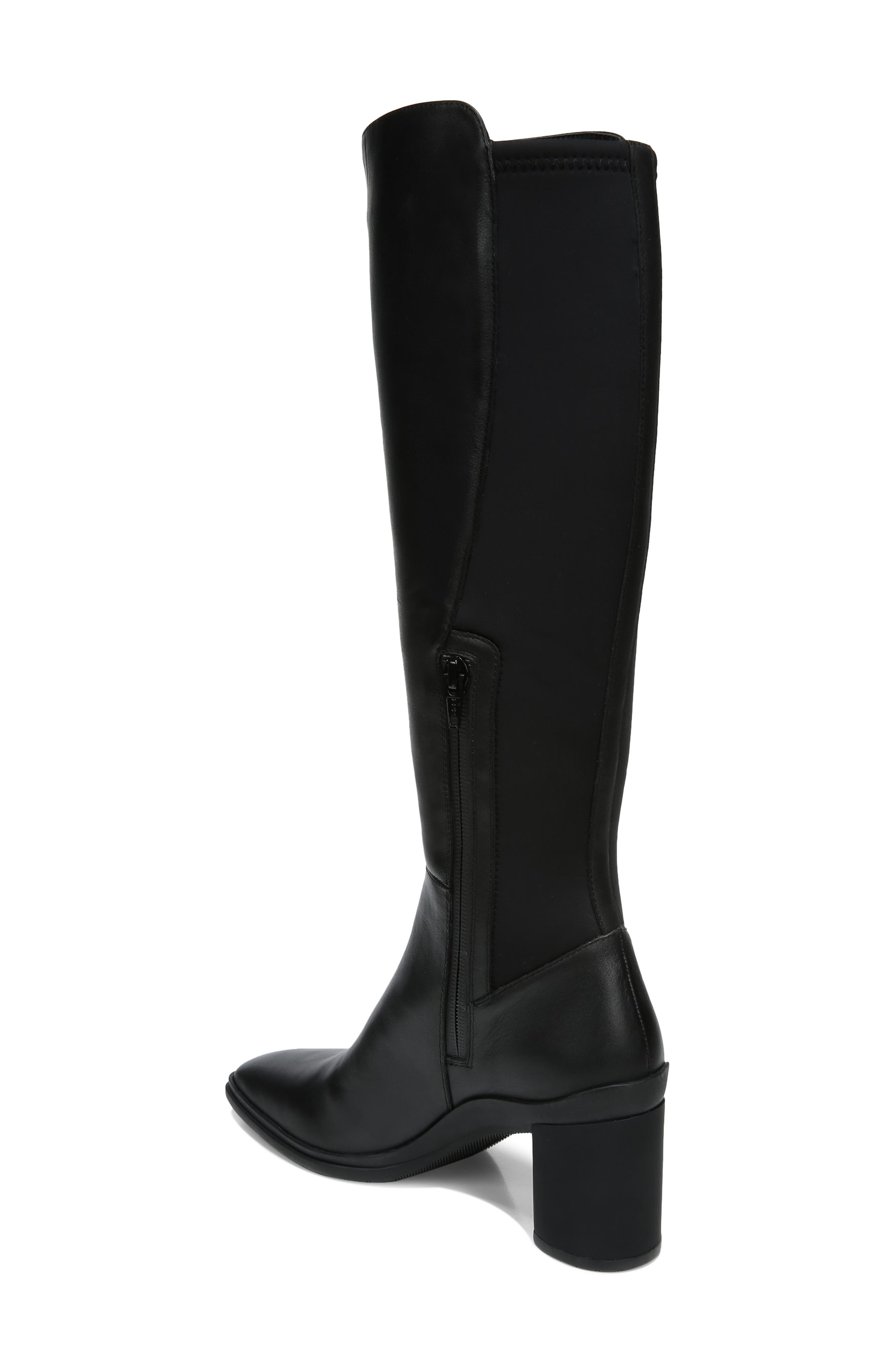 Naturalizer Axel Weatherproof Knee High Boot, Alternate, color, Black Leather