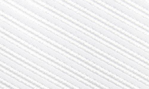 Duchamp Textured Silk Tie In White