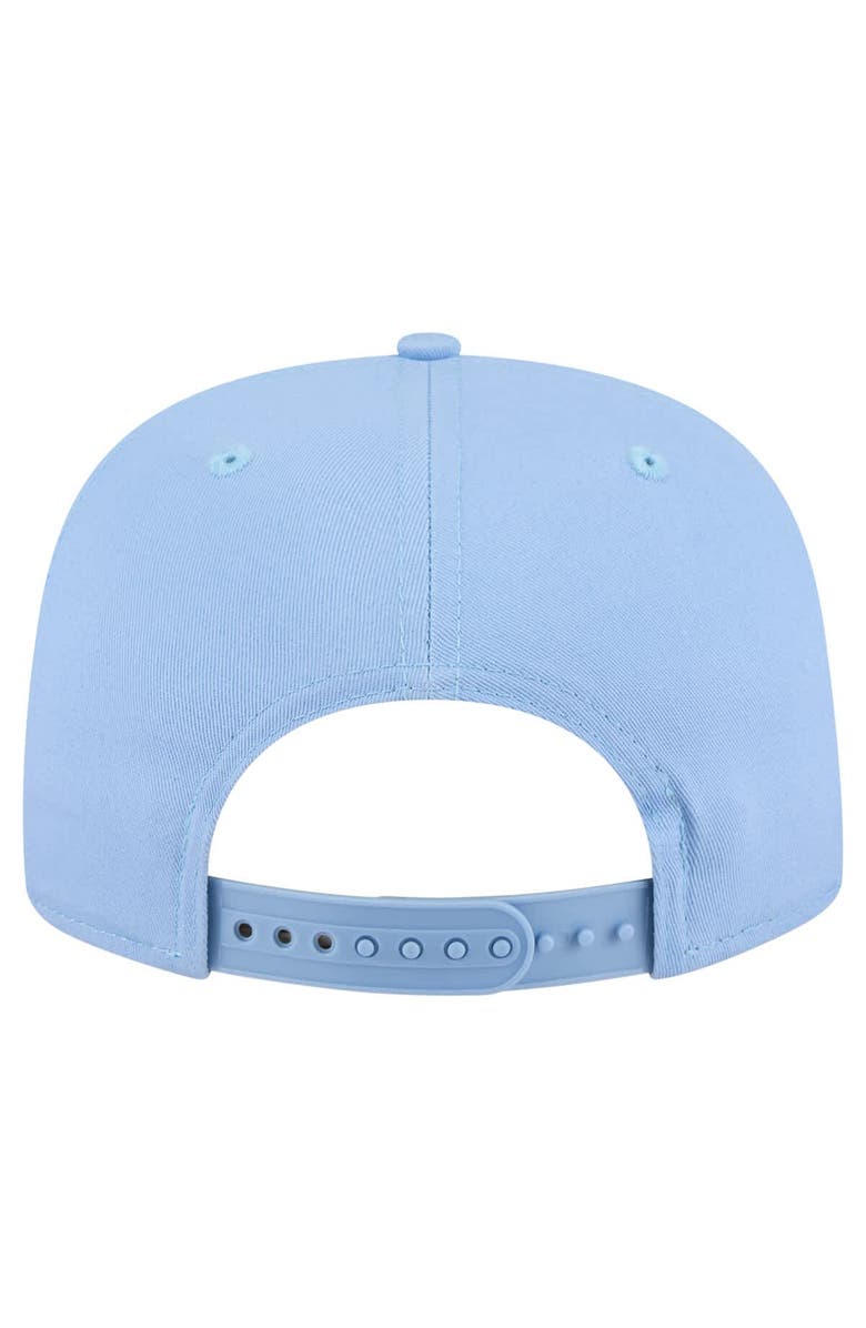 New Era Men's New Era Light Blue Memphis Grizzlies Team Text Golfer Snapback Hat, Alternate, color, 