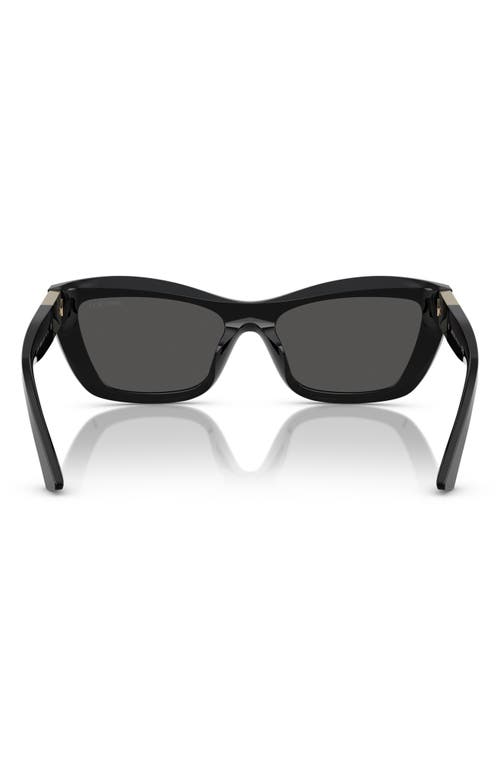 Jimmy Choo 54mm Cat Eye Sunglasses In Black