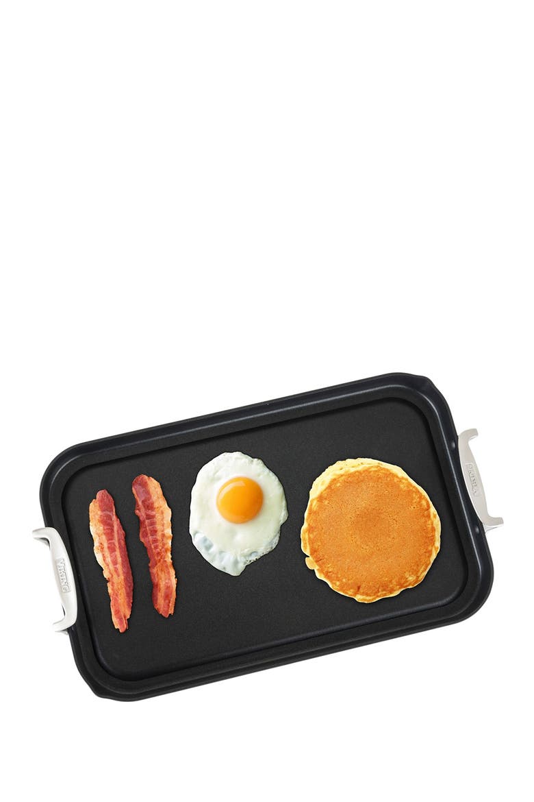 Hard Anodized Nonstick Griddle, Alternate, color, DARK GREY