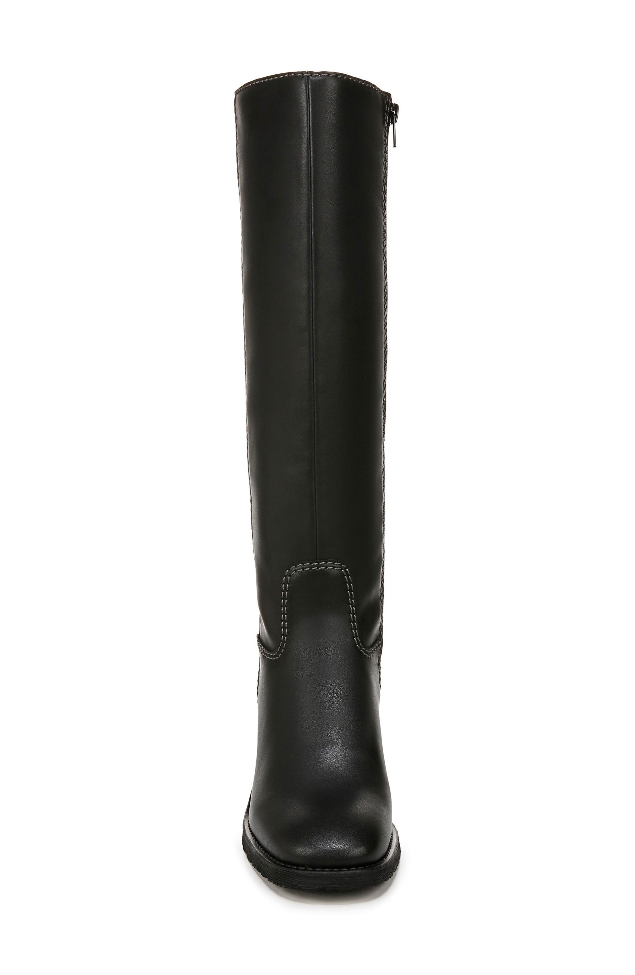 Cindy Knee High Boot, Alternate, color, BLACK WIDE CALF
