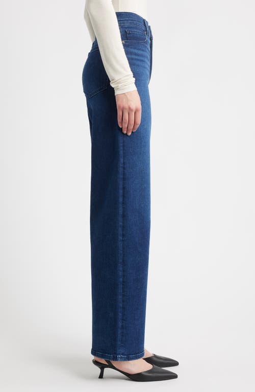 Frame Le Slim Palazzo High Waist Wide Leg Jeans In Blue