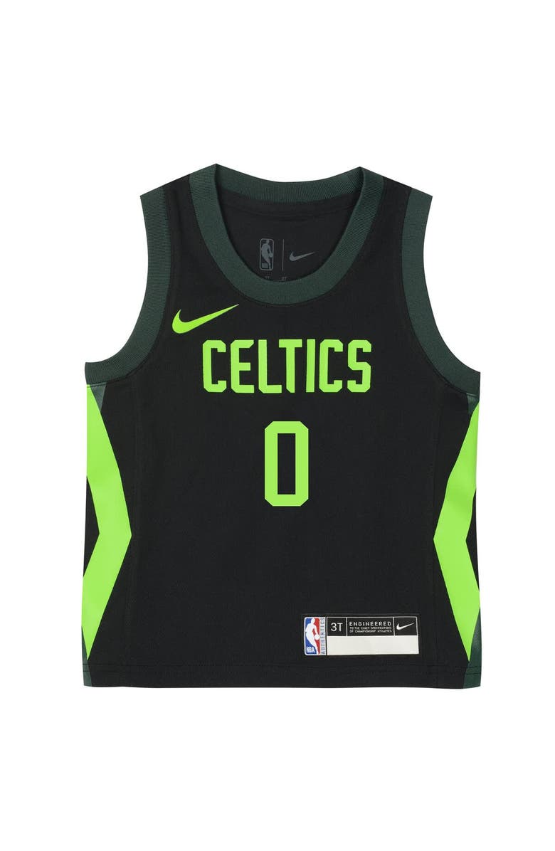 Nike Toddler Nike Jayson Tatum Black Boston Celtics 2024/25 Swingman Player Jersey - City Edition, Alternate, color,