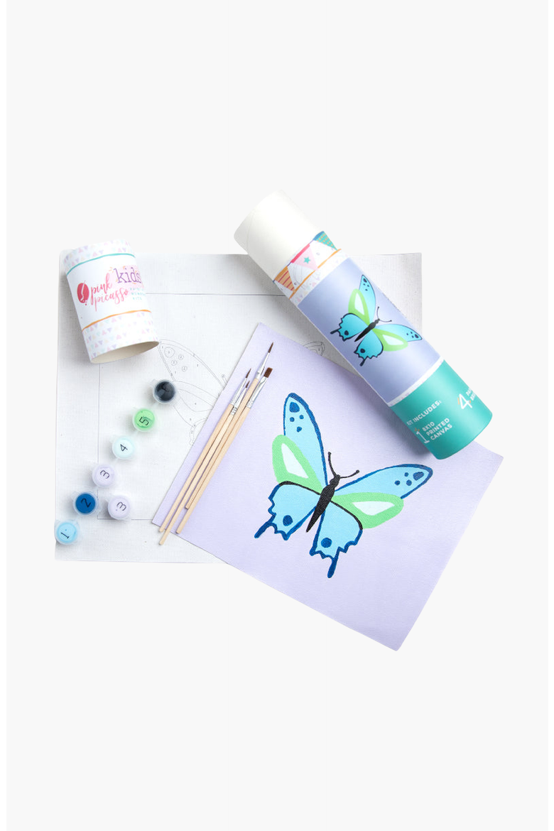 Butterfly Paint-by-Numbers Kit, Alternate, color, Light Purple