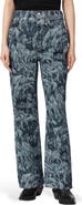 AllSaints Blake Print Wide Leg Jeans