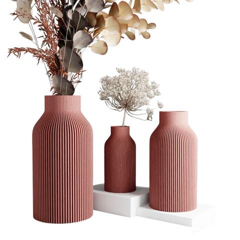 Bottle Vase - With Waterproof Insert