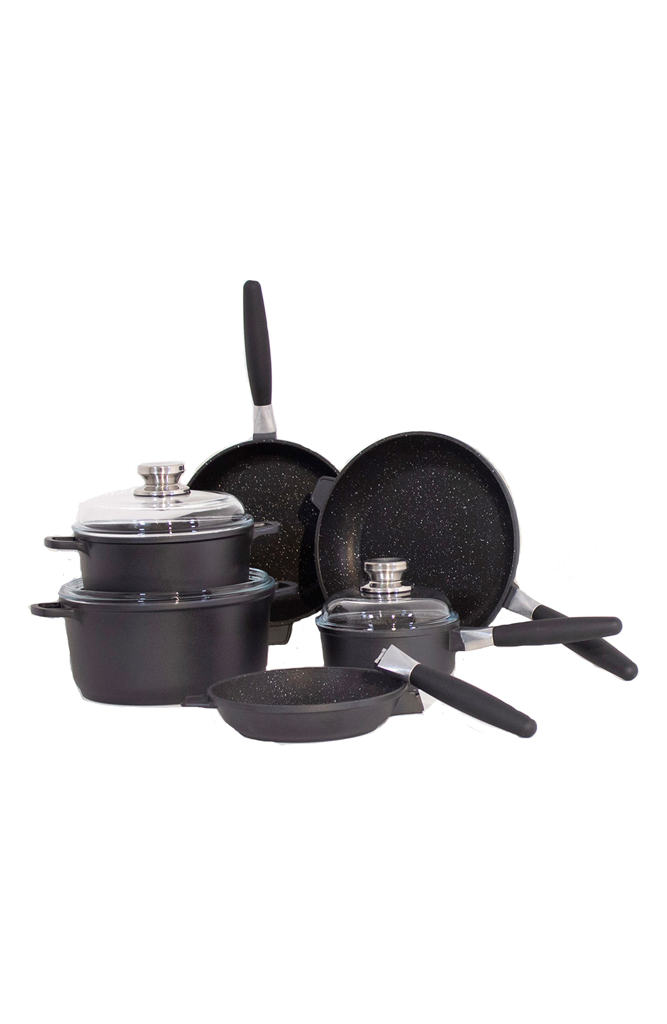 Eurocast 9-Piece Nonstick Cookware Set