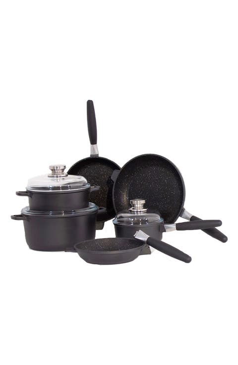 Eurocast 9-Piece Nonstick Cookware Set
