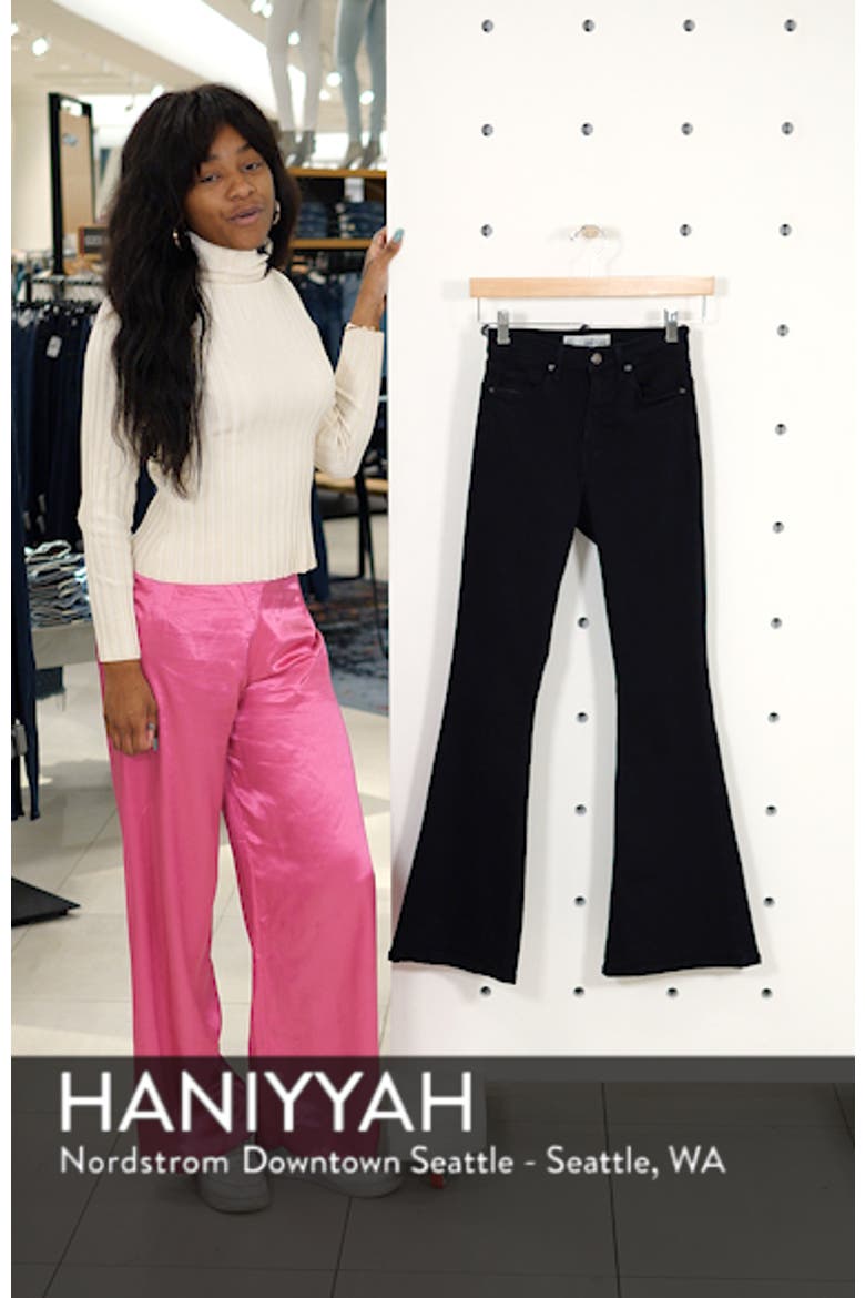 Jamie High Waist Flare Leg Jeans video