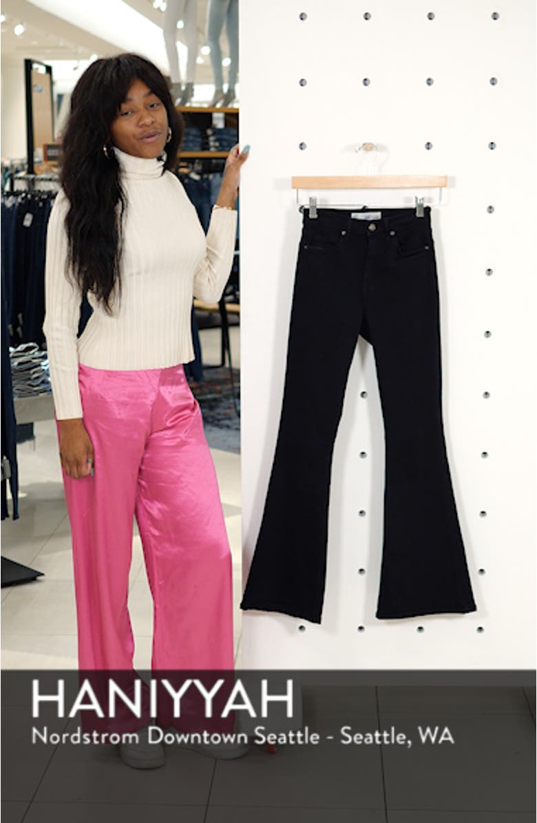 Jamie High Waist Flare Leg Jeans, sales video thumbnail