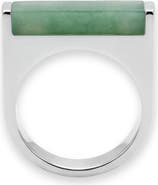 seree Year of the Horse Hanbai Jade Saddle Ring