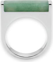 seree Year of the Horse Hanbai Jade Saddle Ring
