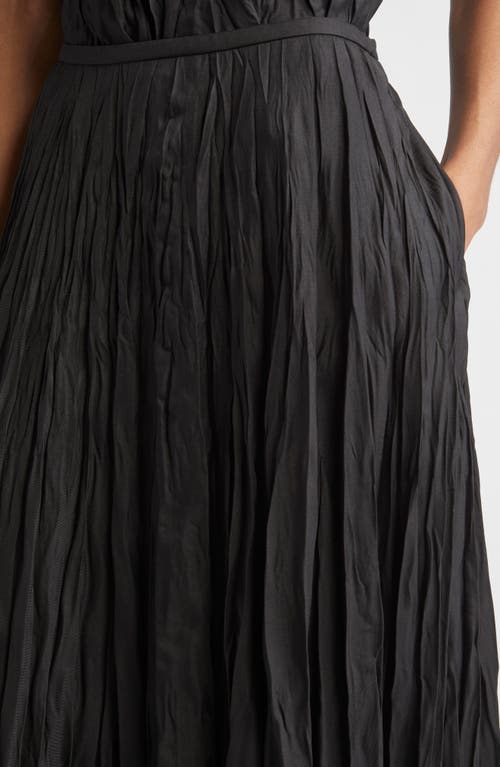 Lafayette 148 New York Plissé Maxi Skirt In Black