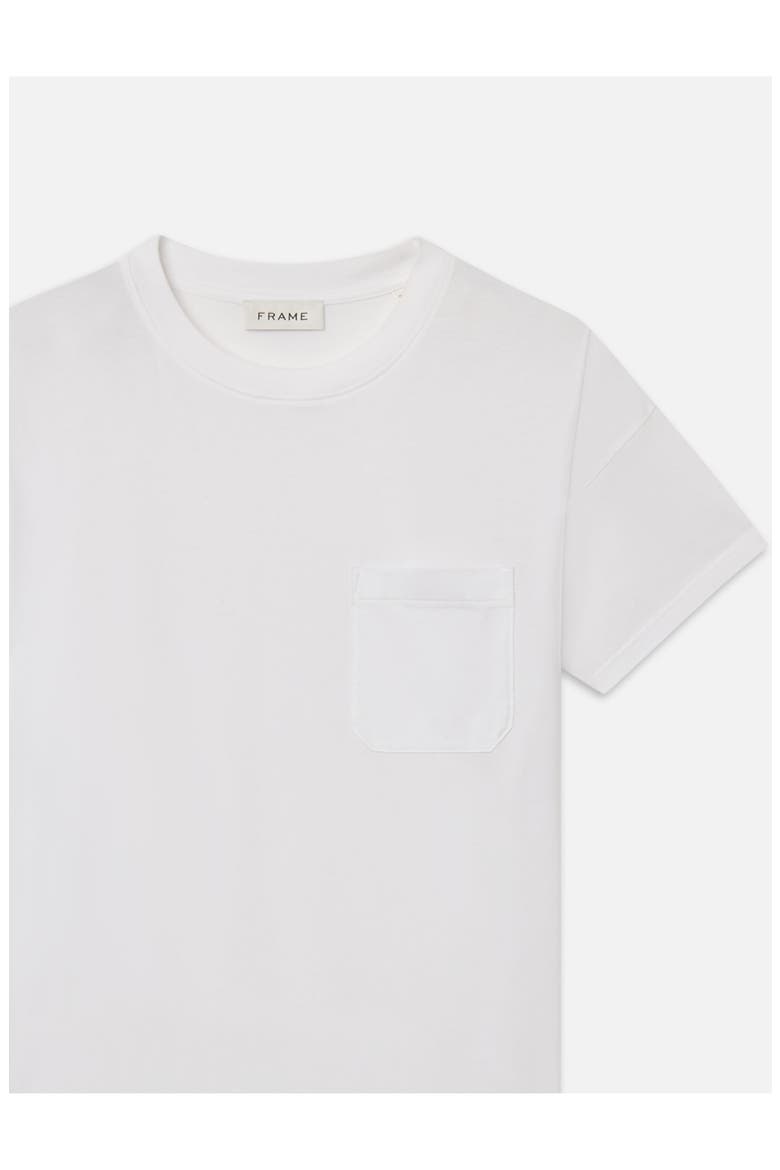 Relaxed Pima Cotton Pocket T-Shirt, Alternate, color, WHITE