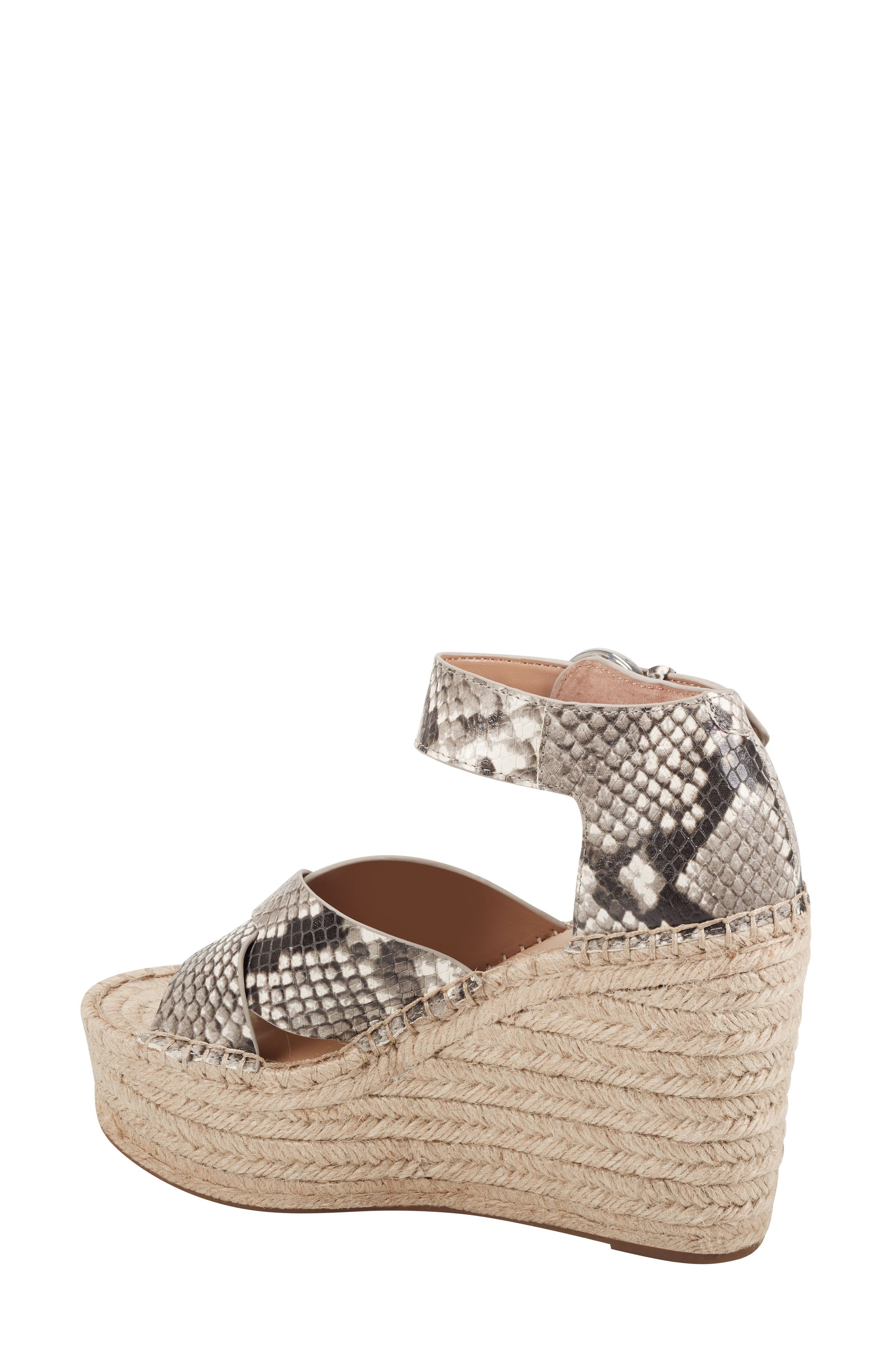 Marc Fisher LTD Amari Ankle Strap Espadrille Wedge, Alternate, color, 