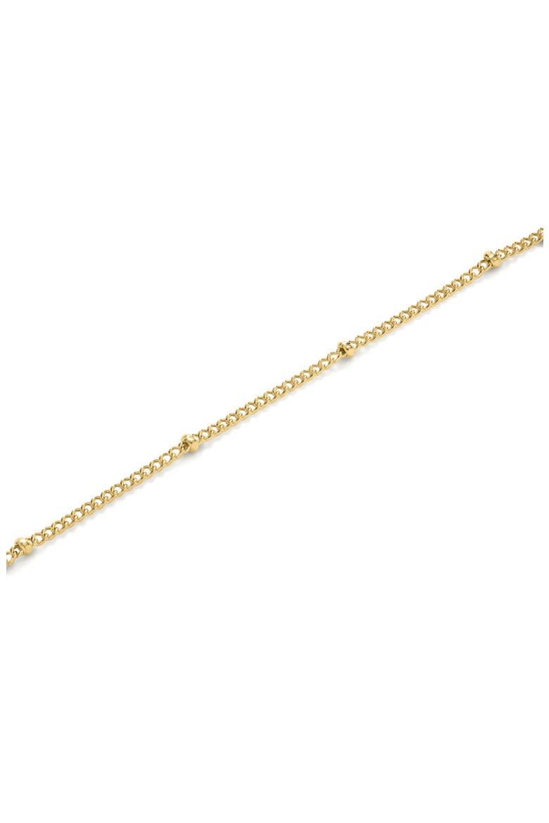 Fine Figaro Chain Bracelet, Alternate, color, GOLD