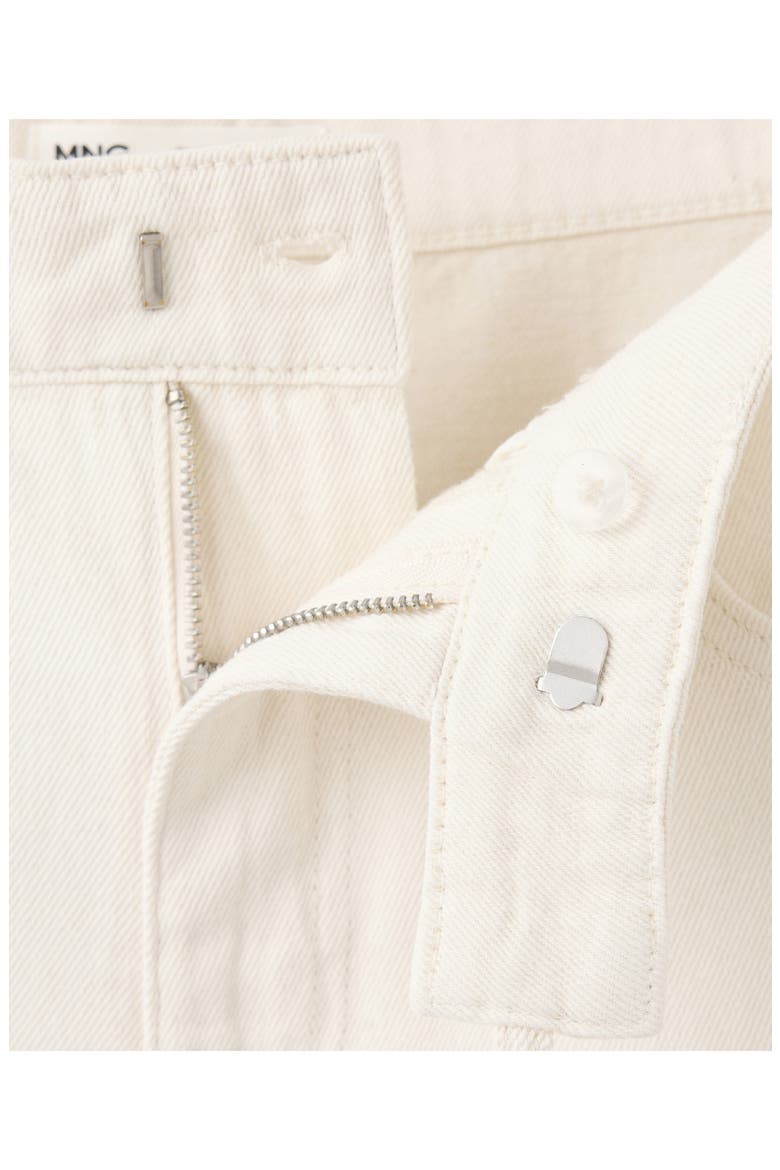Wide Leg Cotton & Linen Jeans, Alternate, color, ECRU