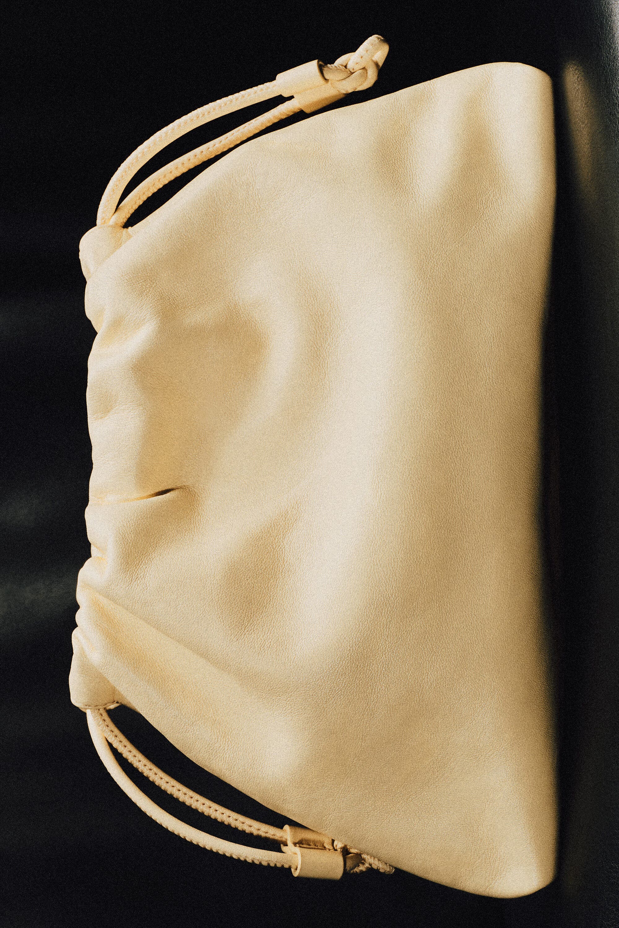 Mini Cavatelli Clutch Bag - Leather, Alternate, color, BUTTER YELLOW