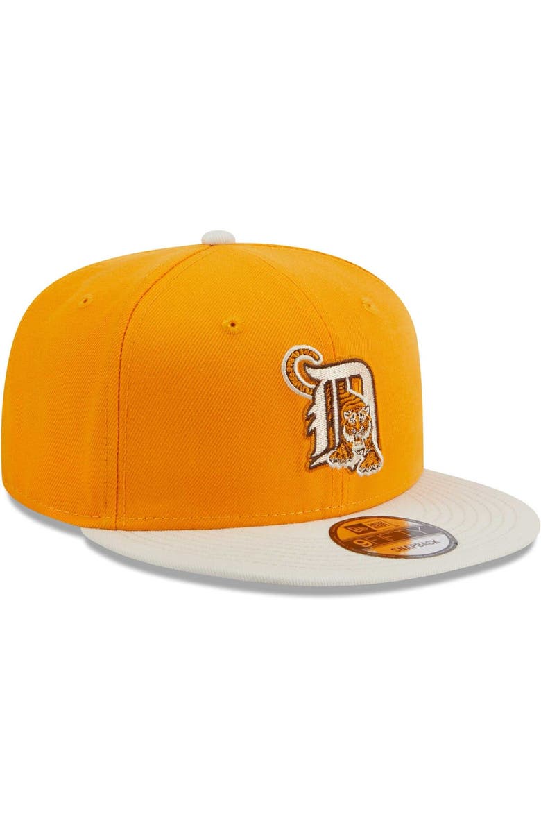 New Era Men's New Era Gold Detroit Tigers Tiramisu 9FIFTY Snapback Hat, Alternate, color,