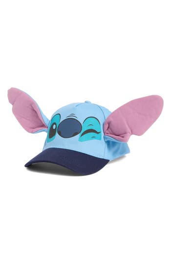 Uspa Accessories Kids' Disney 3-d Stitch Adjustable Baseball Cap In Blue