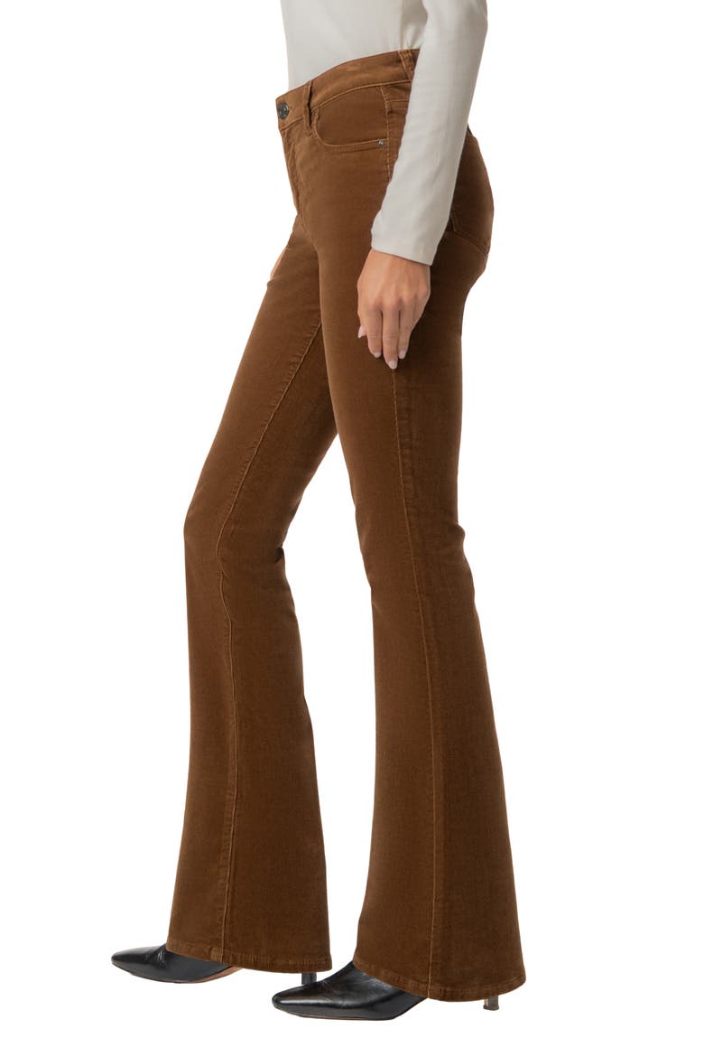 Natalie Mid Rise Bootcut Corduroy Pants, Alternate, color, WHISKEY