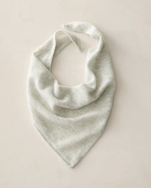 Merino Wool and Cashmere Triangle Scarf