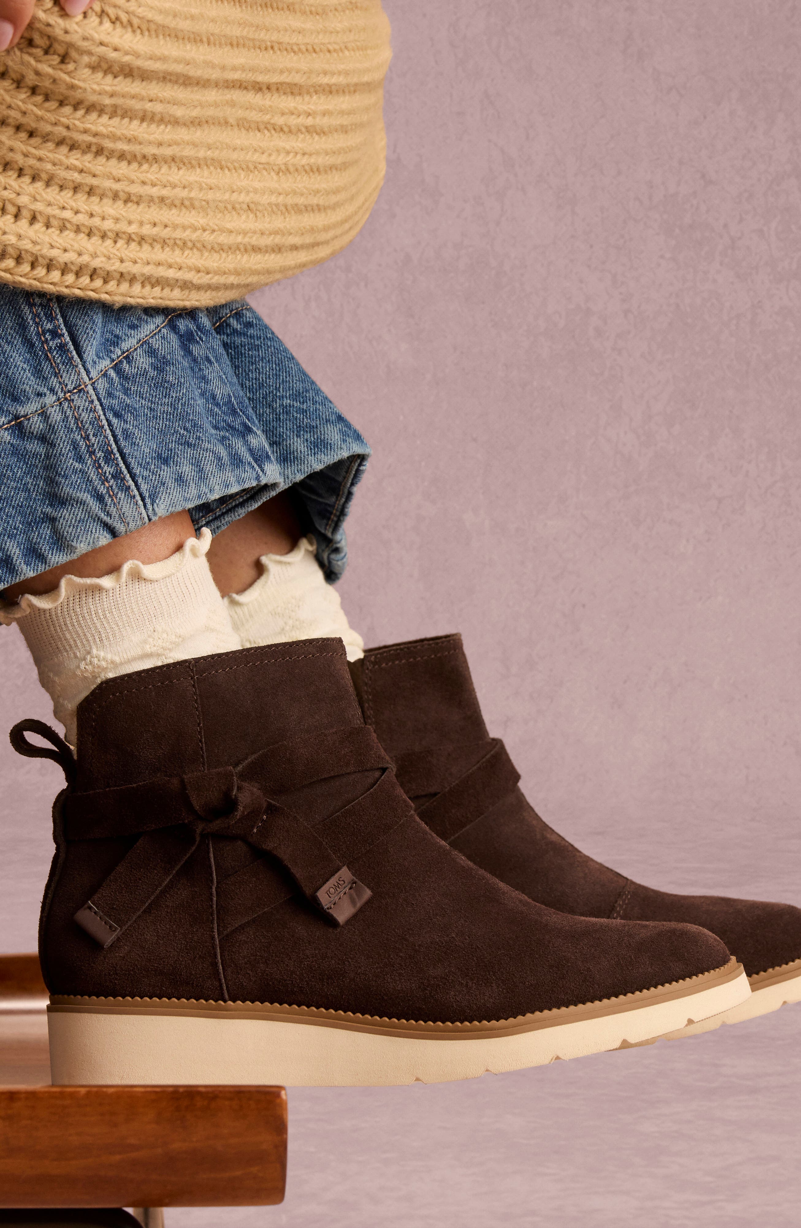 Water-Resistant Bootie, Alternate, color, DARK BROWN