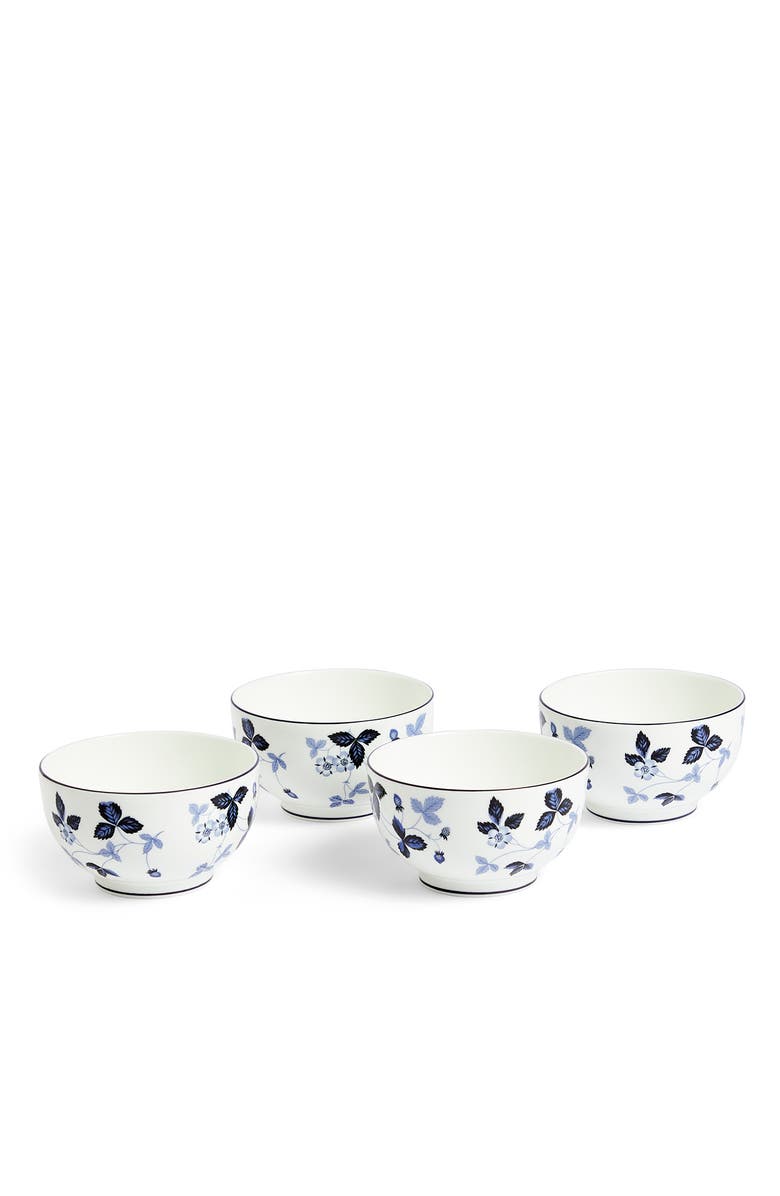 Wedgwood Wild Strawberry 15-Piece Bone China Dinnerware Set, Alternate, color, Blue