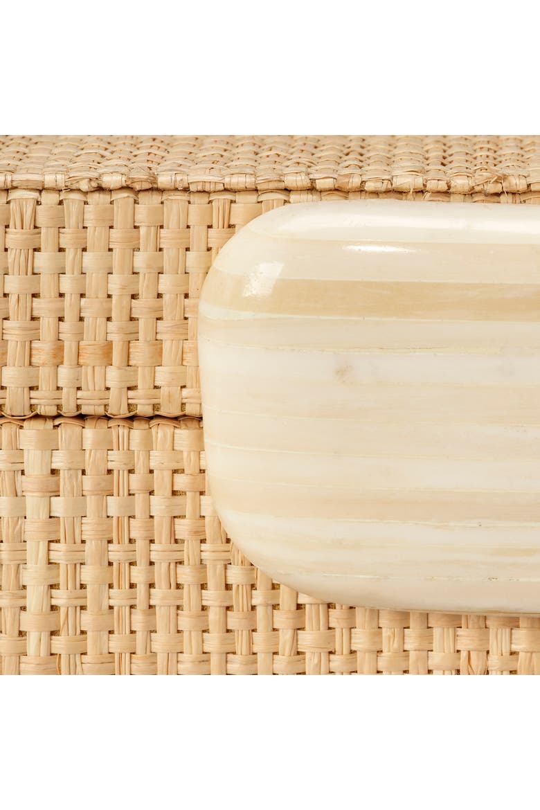 Eden Raffia Decorative Box, Alternate, color, Natural