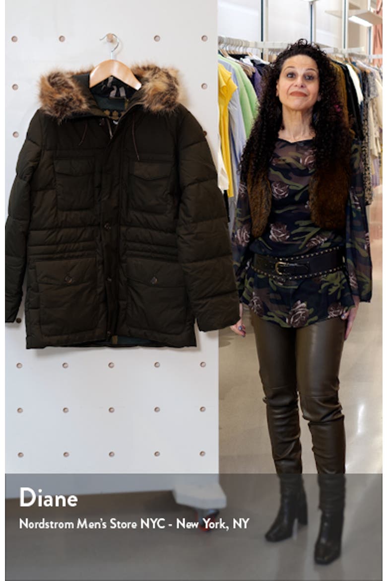 Sage Quilted Parka video