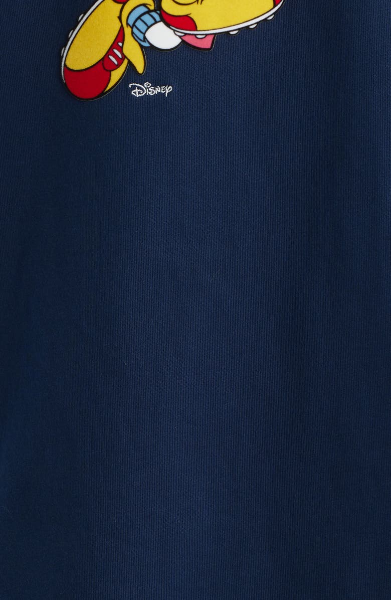 adidas Originals x Brain Dead Cotton Jersey T-Shirt, Alternate, color, Collegiate Navy